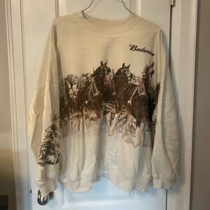 Budweiser Horse Crewneck